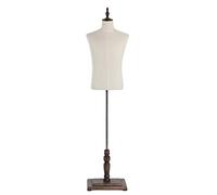 XSDAJSD Mannequin de Couture pour Homme avec Support, Torse et Corps, pour présentation de vêtements pour Hommes, Hauteur réglable, Beige (Taille M)