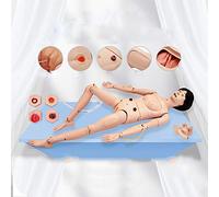 XSDAJSD Mannequin de Soins aux Patients - Simulateur de RCP Grandeur Nature pour la Formation aux compétences infirmières - Modèle Complet du Corps - Formation médicale et pédagogique