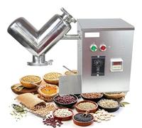 XSDAJSD Mélangeur électrique à Poudre, mélangeur Haute Vitesse en Acier Inoxydable de 2 L pour céréales, épices, café et matériaux expérimentaux