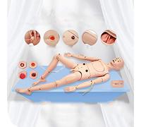 XSDAJSD Modèle de Mannequin de Formation en Soins Infirmiers, démonstration de Soins complets du Patient avec 2 modules de ponction et 2 cathéters urinaires