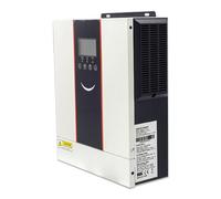 XSDAJSD Onduleur Solaire pour réseau/Hors réseau, onduleur sinusoïdal Pur 4 200 W/6 200 W/8 200 W/10 200 W avec écran LCD, contrôleur MPPT intégré, 24 V/4 200 W