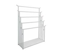 XSDAJSD Présentoir pour Rouleaux de Tissu, Grand Format, idéal pour Le Stockage de Films adhésifs pour vitres de Voiture, supportant jusqu'à 200 kg (Blanc, L-100 cm).