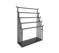 XSDAJSD Présentoir pour Rouleaux de Tissu, Grand Format, idéal pour Le Stockage de Films adhésifs pour vitres de Voiture, supportant jusqu'à 200 kg (Noir, L-80 cm).