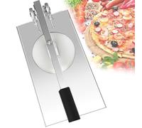 XSDAJSD Presse à Pizza Professionnelle, Machine à Pizza Manuelle, Bras Extensible réglable, Plaque de Pression antiadhésive de 12 à 24 cm, pour crêpes, pâte à Canard, 20 cm
