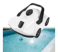 XSDAJSD Robot aspirateur de Piscine sans Fil avec Batterie de 5 200 mAh, Longue durée de Vie, pour Piscine Hors Sol