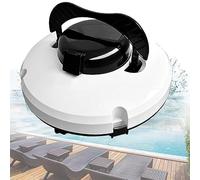 XSDAJSD Robot Nettoyeur de Piscine sans Fil 28 W/30 W, étanchéité IPX8, Double Moteur d'aspiration, stationnement Automatique, autonomie de 120 Minutes, aspirateur de Piscine Automatique