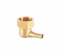 XSDSM G1/2" Filetage Intérieur - 8 MM Raccord Union en Laiton pour Tuyau Coudé à 90° Raccord pour Tuyau Adapté au Raccordement de Tuyaux