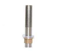 XSDSM Kit Fixation Robinet Tuyau Fileté Kit D'Extension de Robinet Comprend 1 Écrou en Cuivre 2 Bagues D'Étanchéité 1 Tuyau Fileté Acier Inoxydable,Acier Inoxydable,32 * 170mm