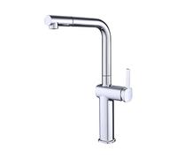 XSDSM Robinet Cuisine avec Douchette Extractible Rotation À 360 ° Deux Modes D'Eau Robinet Mitigeur À Levier Unique Eau Chaude Et Froide,Chromé