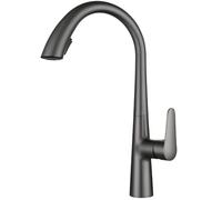 XSDSM Robinet De Cuisine Évier Robinet Cuisine Douchette Extractible Deux Modes De Sortie D'Eau,Pistolet Gris