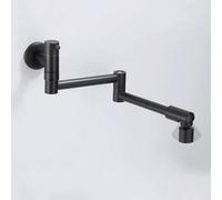XSDSM Robinet De Remplissage Chaudière Robinets D'Évier De Cuisine Eau Froide Uniquement,Noir