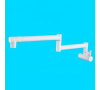XSDSM Robinet De Remplissage Mural Mitigeur De Cuisine Inox Robinets Cuisine Blanc Pliable