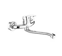 XSDSM Robinet Evier De Cuisine Robinet Mural Cuisine Laiton Mitigeur Monocommande Froid Et Chaud Chromé 360°,18cm