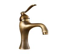 XSDSM Robinet Exterieur Antique Robinet Exterieur Jardin Decoratif En Laiton Eau Chaude Et Froide Trou Unique Poignée Unique Adapté Au Patio Ou À La Salle De Bain,18 cm