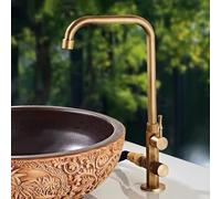 XSDSM Robinet Extérieur En Laiton avec Raccord 1/2 Machine À Laver Robinet Eau Froide Jardin Rotatif À 360 ° Antigel