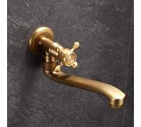 XSDSM Robinet Mural Cuisine Eau Froide Antique Pivotant À 180 ° Mitigeur Monocommande Monotrou