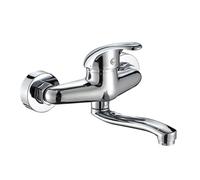 XSDSM Robinet Mural Robinet Evier De Cuisine Chaude Et Froide pour Évier De Piscine À Vadrouille,17,5 cm