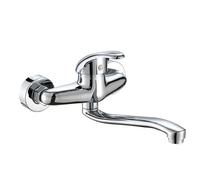 XSDSM Robinet Mural Robinet Evier De Cuisine Chaude Et Froide pour Évier De Piscine À Vadrouille,24 cm