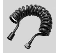 XSDSM Tuyau De Douche Flexible À Ressort Tuyau Pour Douchette Toilette 2M,Noir