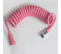XSDSM Tuyau Pour Douchette Toilette Tuyau De Douche En Plastique Anti-Kink,Rose