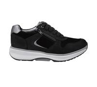 Xsensible Baskets élégantes New Jersey, largeur G confortable, cuir stretch, point d'équilibre, Noir , 39 EU