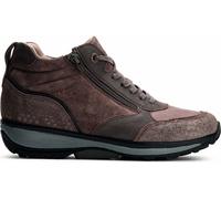 Xsensible Laviano Chaussure confortable, femme, taupe, cuir, NOUVEAU, GX-largeur - Chaussures confortables à lacets pour femmes, beige, cuir (stretchleder)