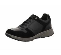 Xsensible Moscow - Chaussures de sport / chaussures à lacets pour hommes, noir, cuir (stretch)