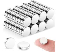 XSHAO® 100 Pcs Mini Aimant Rond, 8 x 2 mm Aimant Magnet Néodyme pour Réfrigérateu/Images/Bricolage/Carte/Tableau Blanc/Calendrier