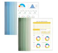 XSHAO® 20 Pcs Reliure Dossier Baguette, A4 Reliure Présentation Dossier avec Barre Coulissante Couverture de Rapport A4 pour École Bureau Accueil Resume Documents