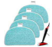 XSHAO® 4 Pcs Tampon Leifheit Cleantenso, 32 x 19,5 cm Tampon Balai Vapeur Leifheit Cleantenso Power 2.0 Microfibre Tissu de Rechange pour Carrelage, Parquet et Sols Durs