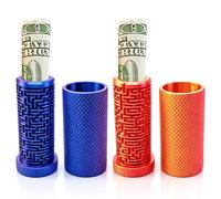 XSHAO® Lot de 2 boîtes à labyrinthe pour argent, puzzle 3D, labyrinthe boîte cadeau pour petits objets, cadeau amusant pour billets, pièces de monnaie