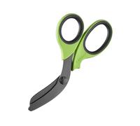 Xshear 7.5" ciseaux de traumatisme de devoir extrême - ciseaux médicaux difficiles et durables pour les fournisseurs de soins de santé d'urgence (vert/gris)