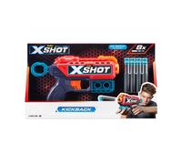 ZURU Pistolet flèches mousse XSHOT Excel Kickback Multicolore livré avec 8 flèches tire jusqu’à 27 m
