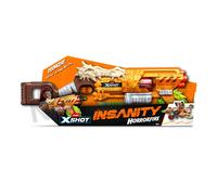 Lanceur de fléchettes - ZURU - X-SHOT Horrorfire Doomsday - Lame tournante en mousse - Portée 27 m - 16 fléchettes incluses