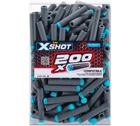 ZURU Recharge de fléchettes XSHOT 200 pièces, Blaster à fléchettes