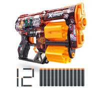 X-Shot Pistolet à fléchettes Skins Dread Demon Slayer – 12 fléchettes – par ZURU