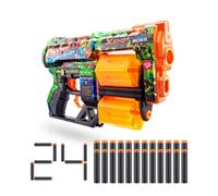XShot Skins Dread - K.O (24 Darts) by ZURU, Easy Reload, Air Pocket Technology, Toy Foam Dart Blaster for Kids, Teens, Adults, Frustration Free Packaging