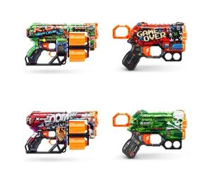 XSHOT Skins Dread Menace (Lot de 2) Blasters Mousse (48 fléchettes) Lanceur, Mix Combo Pack