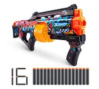 XSHOT Skins Last Stand, Graffiti, Fusil à fléchettes en Mousse (16 fléchettes)