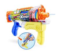 XSHOT Water Spongebob Hyperload Pistolet à Eau de ZURU - Pistolet à Eau Fast Fill avec Design Spongebob, Portée 10m et Réservoir 500ml