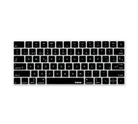 XSKN Housse de protection ultra fine en silicone pour clavier Magic Keyboard A1644, version 2015, disposition am ricaine (noir)