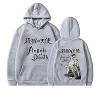 XSLGOGO Anime Angels of Death Hoodie Isaac Foster Zack Long Sleeves Hoodie Rachel Gardner Ray Cosplay Hoodie Angels of Death Print Pullover