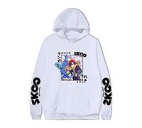 XSLGOGO Anime SK8 The Infinity Sweat à Capuche Kiyan Reki X Langa Sweat drôle Impression à Capuche Pull Unisexe Manches Longues Sweat décontracté