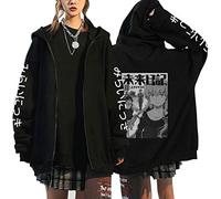 XSLGOGO Anime The Future Diary Mirai Nikki Cosplay Cardigan Yuno Gasai Coat Yuno Full Zip Up Hoodie Yuno Cosplay Costume Mirai Nikki Print Hoodies