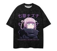 XSLGOGO Call of The Night T-Shirt Anime Nanakusa Nazuna Costume Cosplay Hommes et Femmes Imprimés à Manches Courtes Hauts