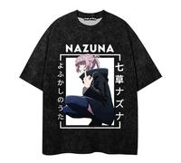 XSLGOGO Call of The Night T-Shirt Anime Nanakusa Nazuna Costume Cosplay Hommes et Femmes Imprimés à Manches Courtes Hauts