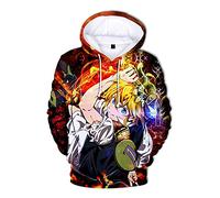 XSLGOGO Sweat à Capuche Unisexe Anime The Seven Deadly Sins Meliodas Graphics Pull Sweat à Manches Longues décontracté King Ban