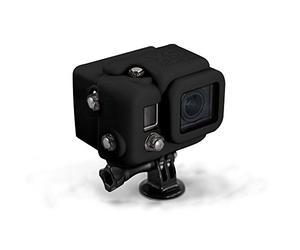 XSories HSC/BLA Hooded silicon Housse de protection en silicone pour Appareil photo Noir