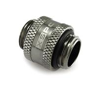XSPC adattatore 10mm 2X g1/4, ruotabile - Nero cromato