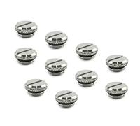 XSPC Compatible Verschlussstopfen V2 G1/4 Zoll AG - 10er Pack, Chrome